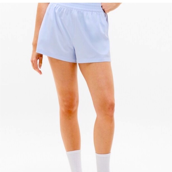 Athleta High Rise Weekender Run Short. Gossamer Blue M NWT - Picture 10 of 10